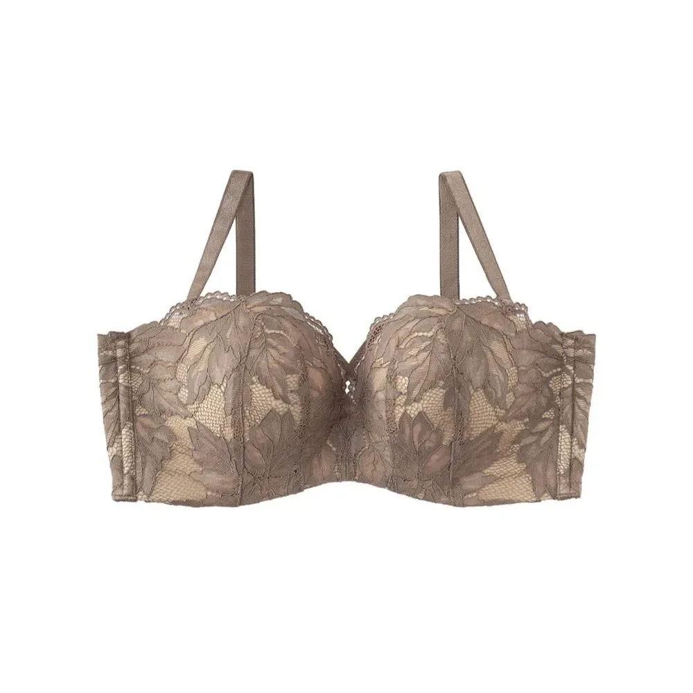Aimerfeel Japanese Strapless MAXIMUM BOOST Push Up Bra Panties Set 32B